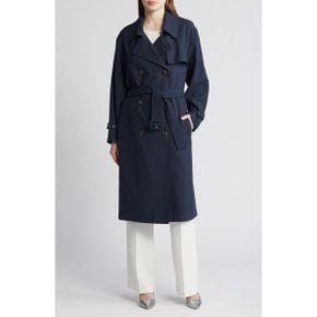 4373710 Theory Double Breasted Trench Coat