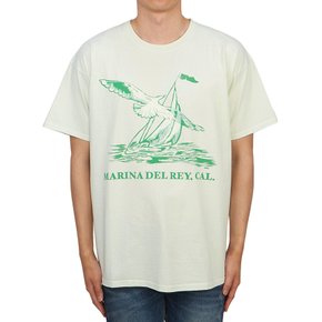 남성 반팔티셔츠 T MARINA DEL REY LIGHT DYED GREEN M