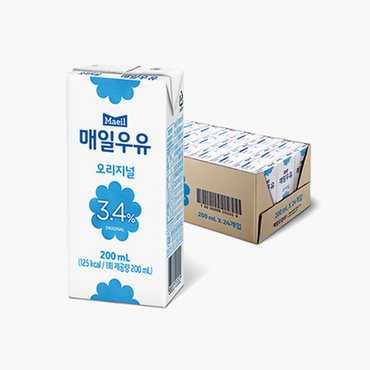 매일 멸균우유 오리지널 200ml 24팩