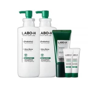 LABO H 두피강화 딥클렌징 2종 특별기획 (샴푸 400mlx2+딥클렌저 120ml)+[사은품증정]