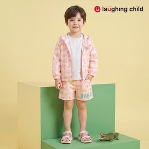 스마일 체크 4부 팬츠_PK (8432940031)