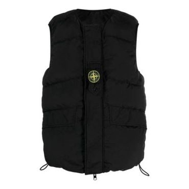 스톤아일랜드 G1119 Econyl® Regenerated Down Vest Reversible 7915G1119 V0029 나일론 메탈