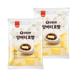 신세계라이브쇼핑 삼립호빵 냉동 앙버터 호빵 6입 1+1봉