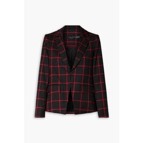 Mya checked twill blazer 블랙 1647597347291337