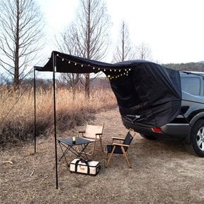차박텐트 캠핑지구 스텔스 SUV 도킹 트렁크 카 텐트  폴대포함