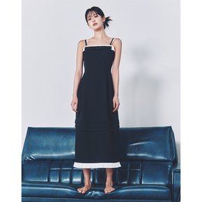 [최초가:298000원]joe / Ribbon Contrast Seeveless Dress