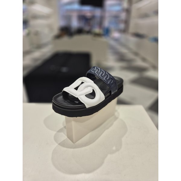 [여주점] Polygon slide sandal(white)_DG2AM25037WHT