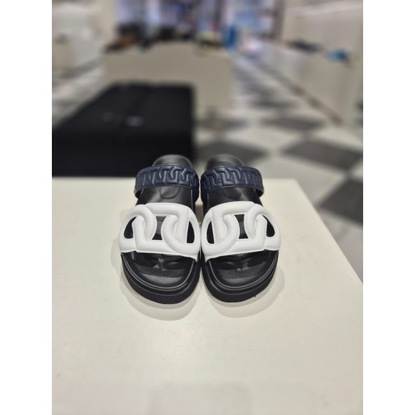 [여주점] Polygon slide sandal(white)_DG2AM25037WHT