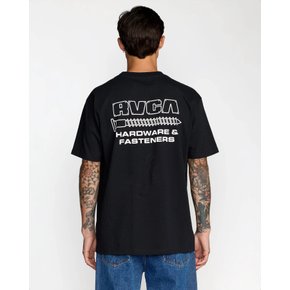 남성 릴렉스핏 반팔 티셔츠 RVCA FASTENERS POCKET SS (VG11ST005)_ST