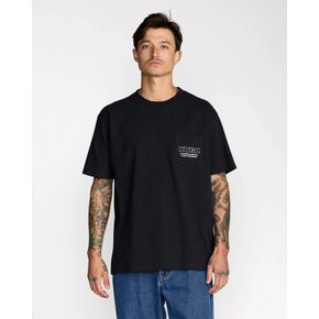 남성 릴렉스핏 반팔 티셔츠 RVCA FASTENERS POCKET SS (VG11ST005)_ST