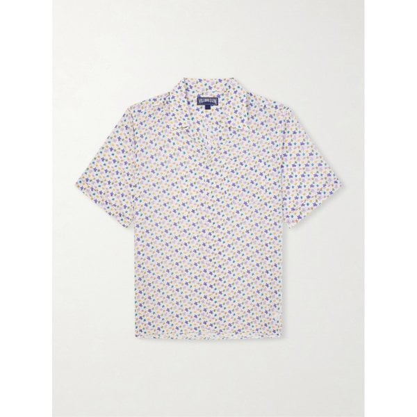 빌보콰 찰리 캠프칼라 프린트 코튼 셔츠 46376663163072985