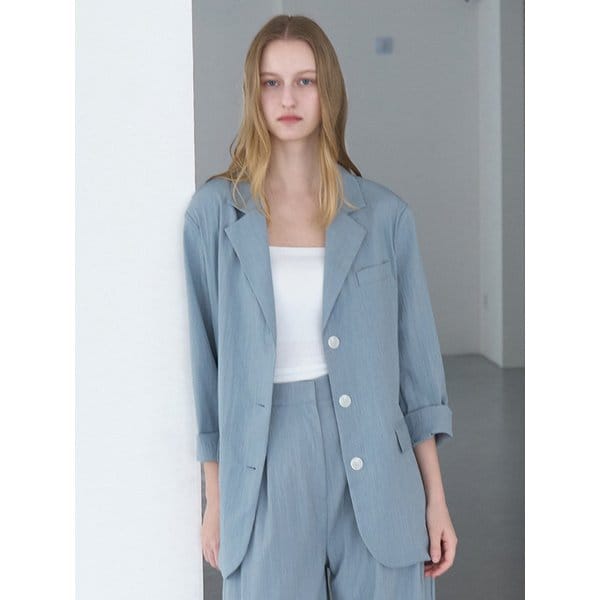 메종 썸머 자켓 블루 amr2334