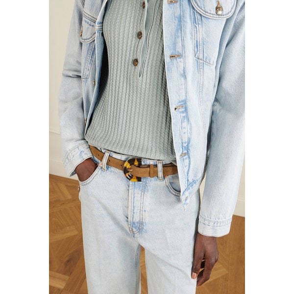 블레이즈밀라노 비바 날 스웨이드 벨트 46376663162986944