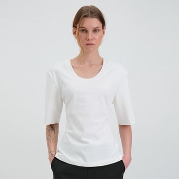 매그제이 U-NECK SLIM T-SHIRT_2colors J242NTT822