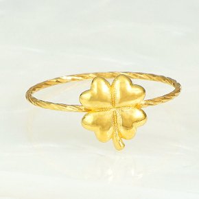 미니 클로버 24k 순금반지1g