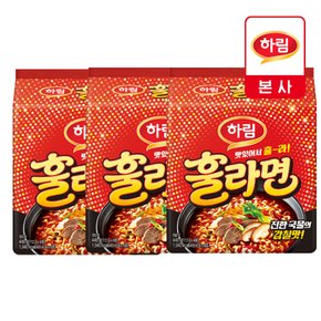 훌라면 112g 4개 X3봉지 총12개