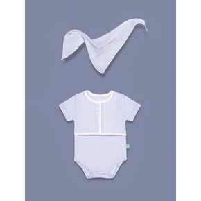 Muse Bodysuit Short-sleeve SET (Baby Blue)