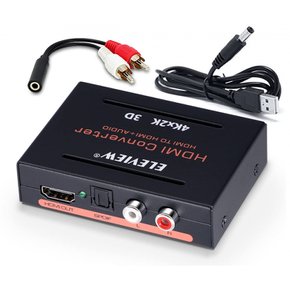 ELEVIEW HDMI 4K HDCP1.4 RL PS4slim Nintendo SwitchFire TV SPDIF EHD-031N 음성 분리기 광