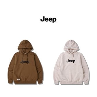 Jeep [여주점] 지프 남여공용 빅 로고 후드티셔츠 JP3THU001