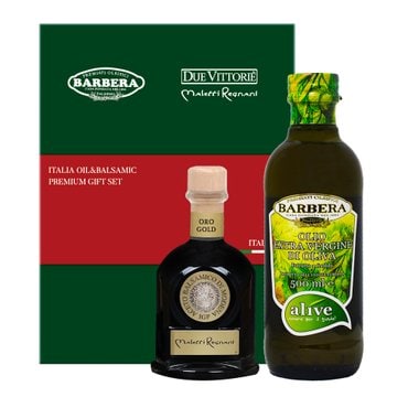 신세계 가공 바르베라 얼라이브 올리브오일 500ml & 말레티레냐니 발사믹 오로 골드 250ml 세트