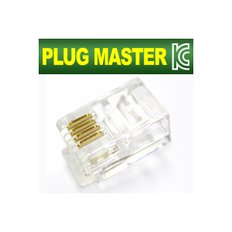 [P6-003] PLUG MASTER P6-003 6P4C RJ-11 플러그