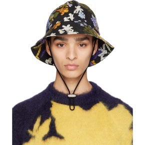 블랙 세드릭 버킷햇 MS23_1497MCGBL BUCKET HAT BLACK + MULTI