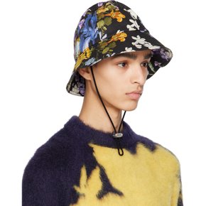 블랙 세드릭 버킷햇 MS23_1497MCGBL BUCKET HAT BLACK + MULTI