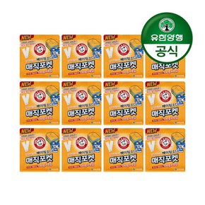 [유한양행]암앤해머 매직포켓 베이킹소다 옷장 냄새탈취제(100g 4입) 12개