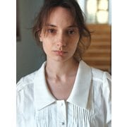 TIS PINTUCK VOLUME BLOUSE_WHITE