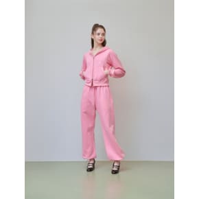 SYMBOL WIDE SWEATPANTS [PINK]