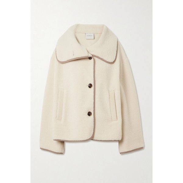 발리 로마네 저지 트림 플리스 재킷 46376663162924505