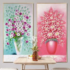 인테리어 꽃 그림 액자 거실 캔버스 대형 포스터 선물