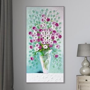 인테리어 꽃 그림 액자 거실 캔버스 대형 포스터 선물
