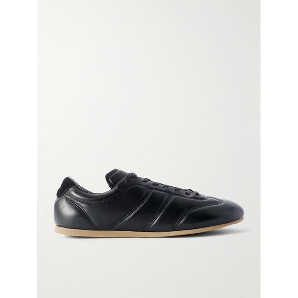 스웨이드 트림 가죽 스니커즈 46376663162913132