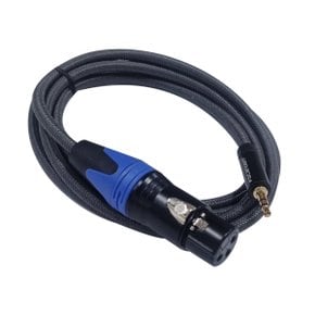 AUX 3.5 to XLR 케이블 스테레오 3.5mm 수 캐논 3핀 암 변환 오디오케이블 1.5m
