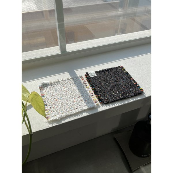 레인보우 티코스터 2color 컵받침 패브릭코스터 홈카페