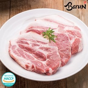 참바른한돈 프리미엄 국내산 냉장 목살 1kg(숯불용) / 바른재료 바른위생