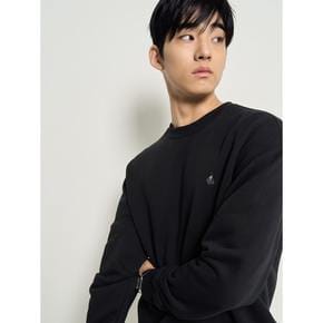 [빈폴] [Essential] 스웨트 셔츠 - 블랙 (BC6141E705) (BC6141E705)