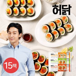 [G][허닭] FIT 저당 현미곤약 김밥 220g 3종 15팩