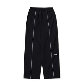 VERTICAL PIPING PANTS_BLACK