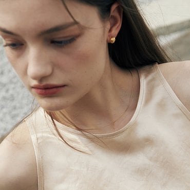 베흐트 [925 silver] Un.silver.97 / mince necklace (gold)(11098)