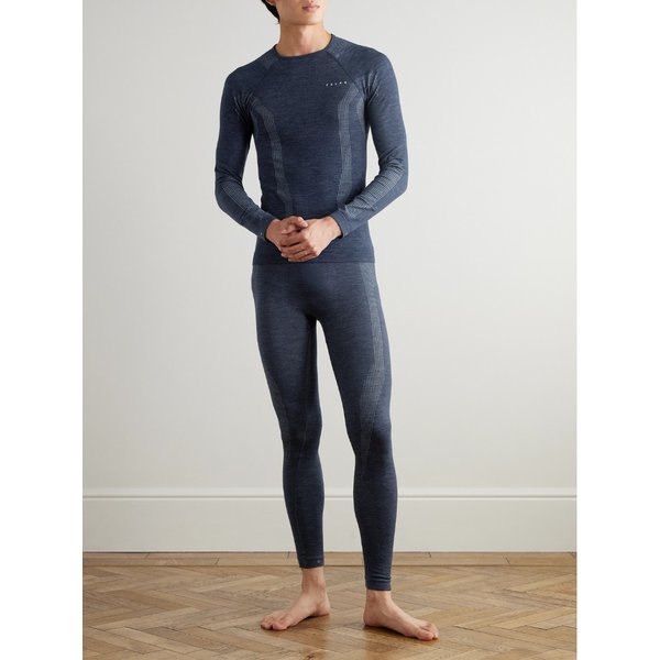 팔케 프린트 버진 울 블렌드 스키 베이스 레이어 46376663162992026