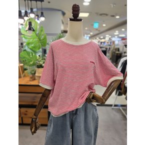 노원점 스테파니 스트라이프 레글런 티셔츠 A26TS6248