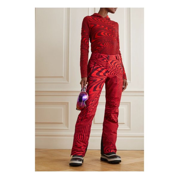 아즈텍 마운틴 Ed Curtis Printed Padded Stretch Ski Pants 레드 43769801098530701