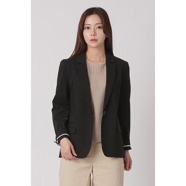 BCBG 린넨 스트레치 포멀 JK (B1M3J109)