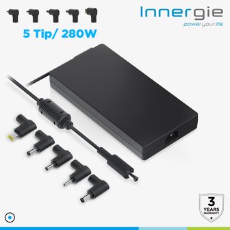 Innergie 델타 이너지 T28 280W 올인원 게이밍 노트북 충전기 HP 에이서 레노버 아수스 변환 젠더