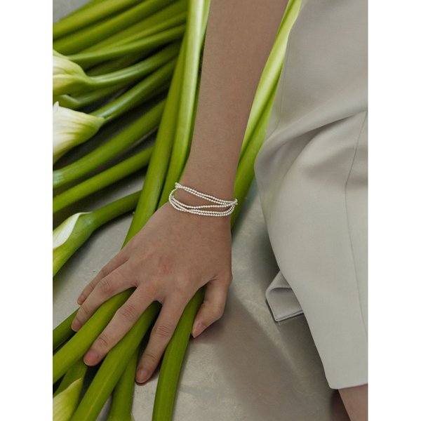 [단독][MJxME] Petite Pearl Bunch Bracelet