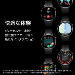 HUAWEI WATCH 4 eSIM GPS 3D AndroidiOS 스마트 워치 셀룰러 통화 3일간 지속 커브 유리 활동 링