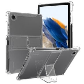 갤럭시탭A9 A9플러스 X110 X210 심플 펜수납 거치대 투명 태블릿 케이스