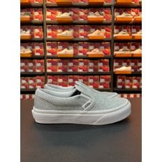 [파주점] (키즈) Uy 클래식 슬립온 (Classic Slip-On)(Glitter Silver)(VN0A5KXMX1K)